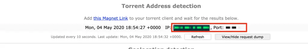 See IP address